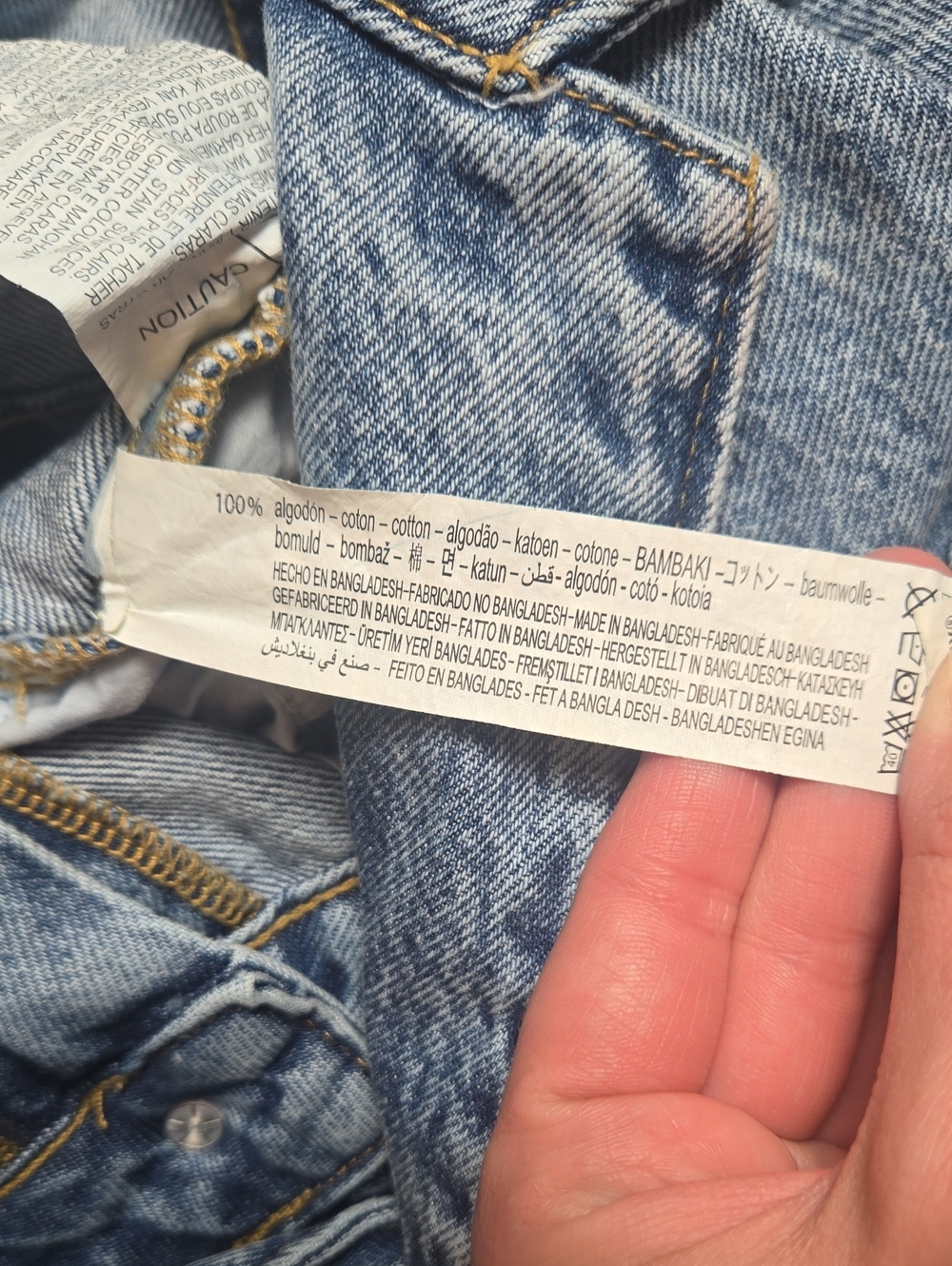 Zara Light Blue Denim Jumpsuit - Picture 8 of 8